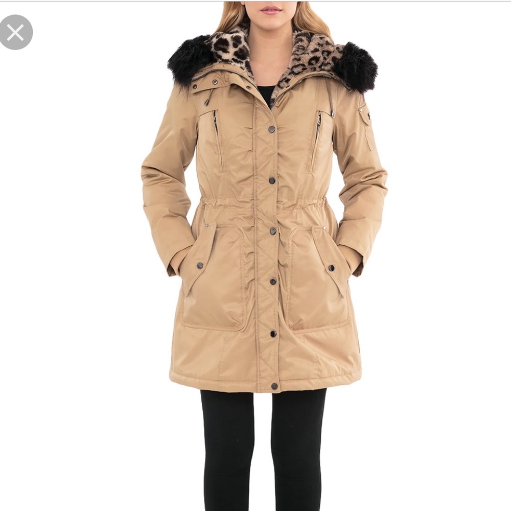 Belle Badgley Mischka Sonya Water Repellent Parka